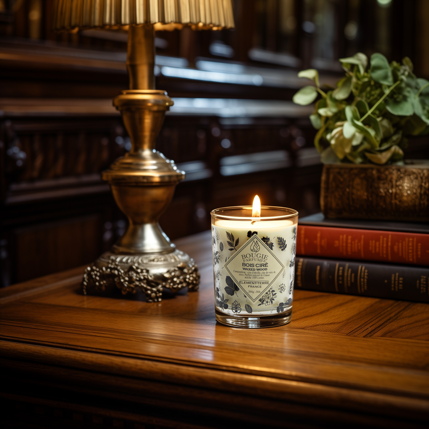 bougie bois ciré 200g bougie bois ciré 200g