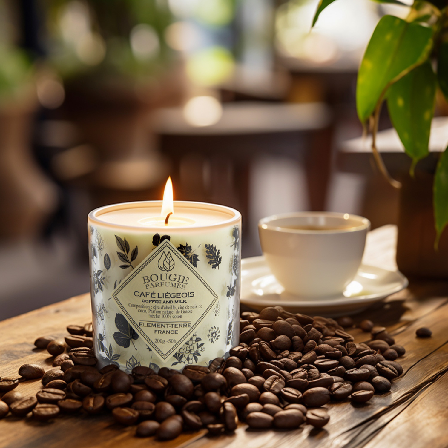 bougie café liégeois 200g bougie café liégeois 200g