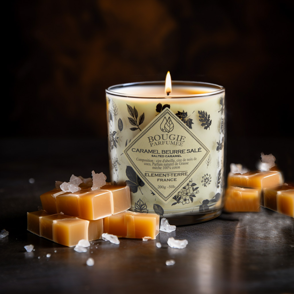 bougie caramel beurre salé 200g bougie caramel beurre salé 200g