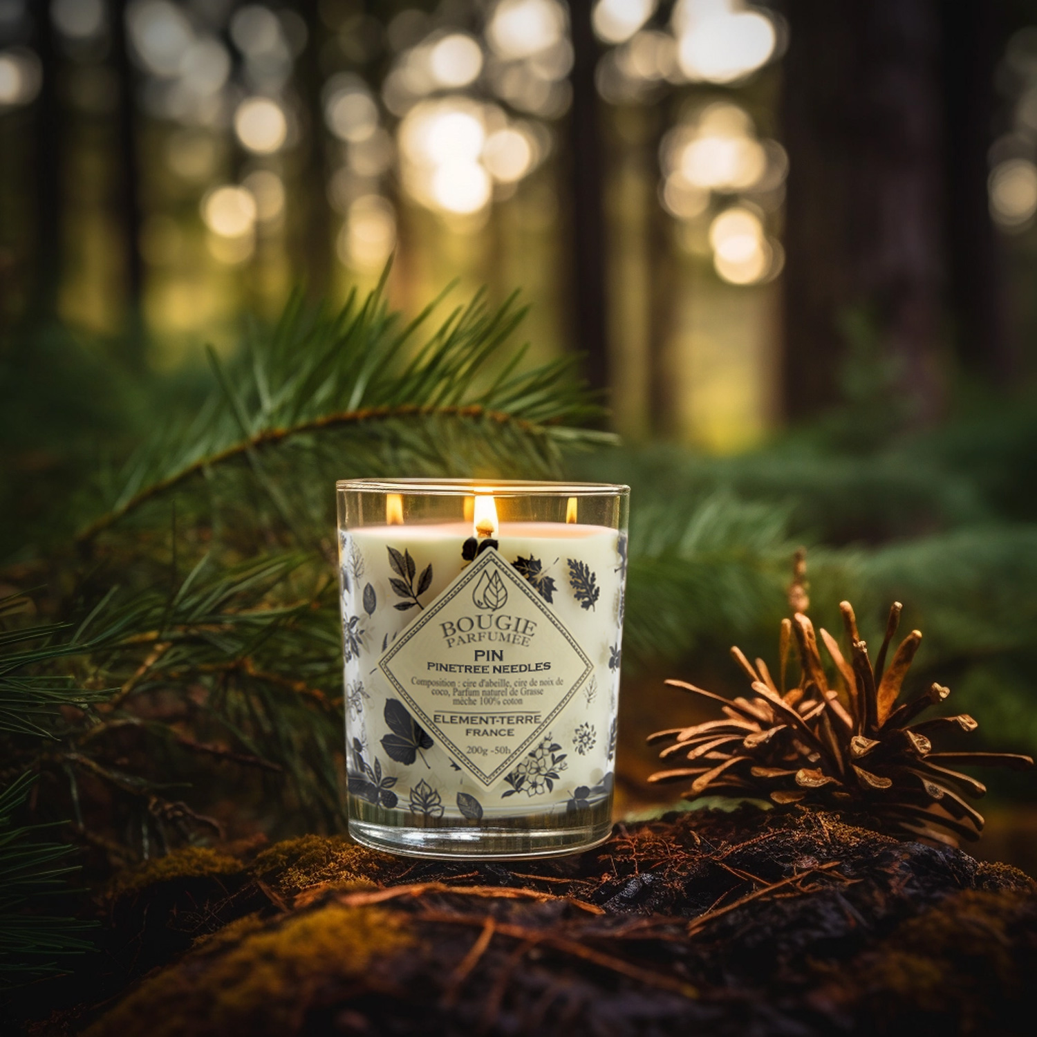 bougie pin 200g bougie pin 200g